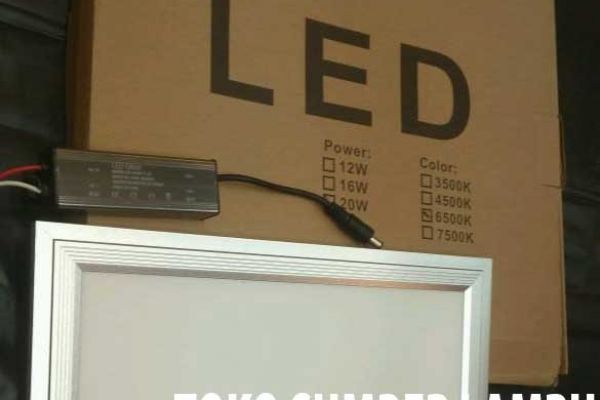 lampu downlight panel 30x30 cm
