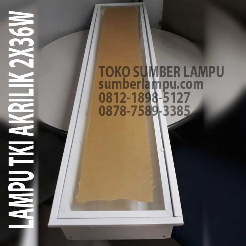 lampu cover akrilik bening