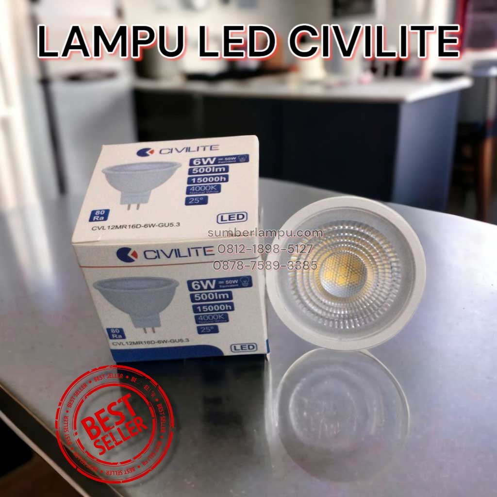 lampu led civilite 6w