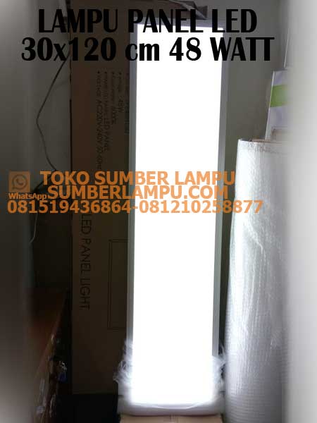 lampu panel 30x120 cm