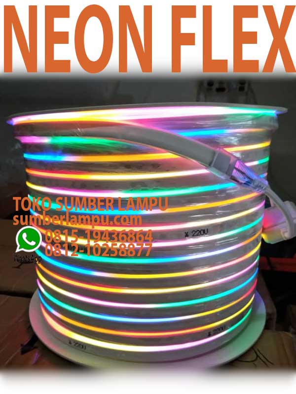 lampu neon flex 100m