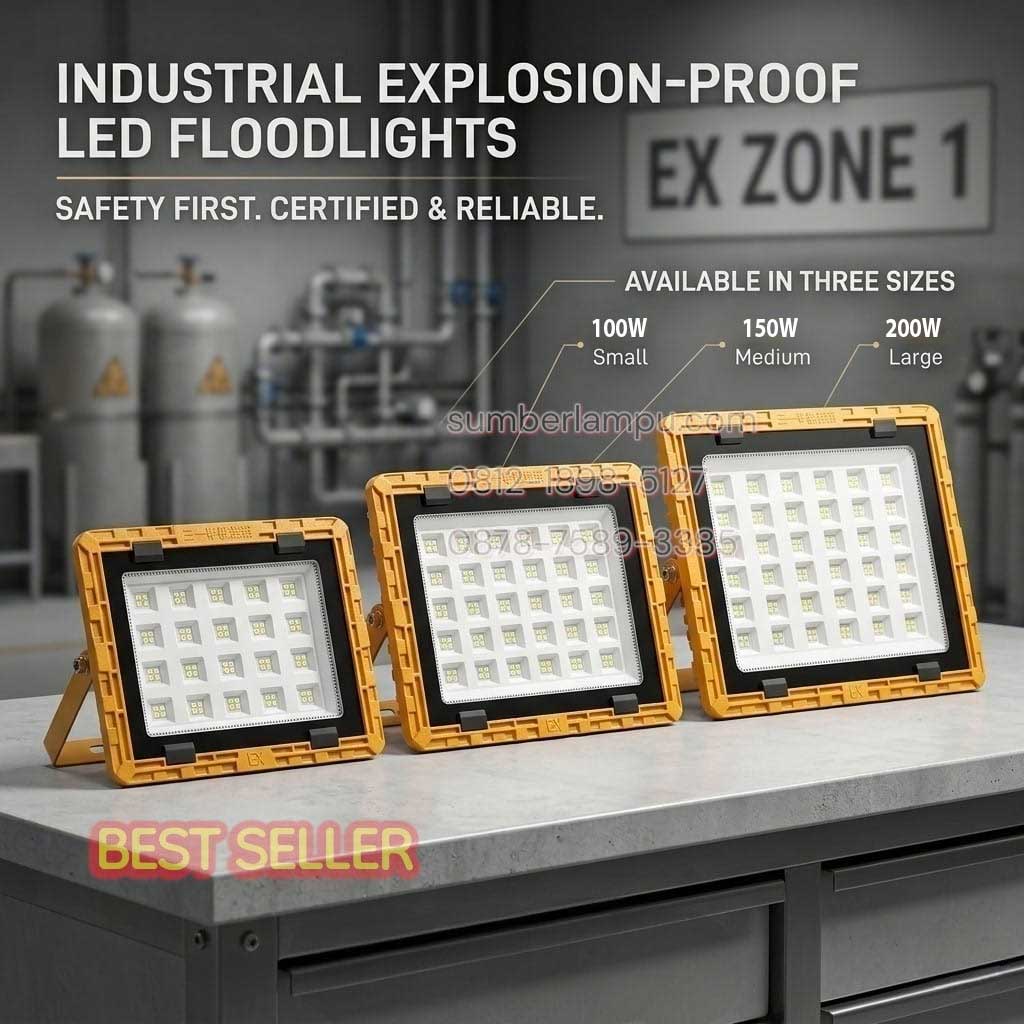lampu sorot explosion proof led