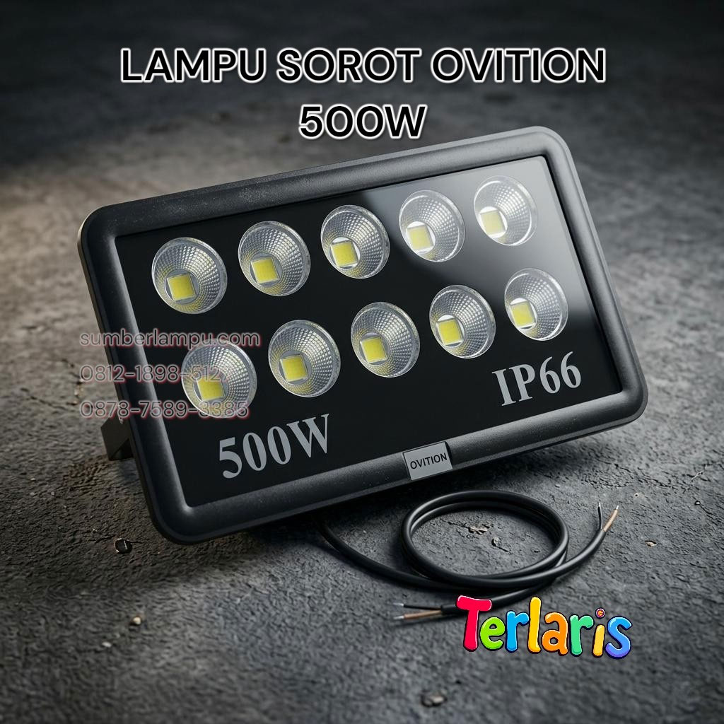 lampu sorot ovition 500w mangkok