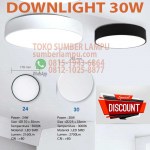Downlight LED 30w Round Diameter 22,5 cm 