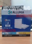 Lampu Downlight Panel LED merk Allumia 18 watt