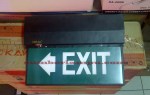 Lampu Emergency EXIT TOP FLASH Inbow Outbow Box & Mata Kucing
