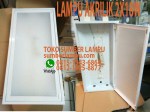 Lampu Akrilik 2x18w T8 Diffuser Fitting