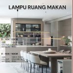 Lampu Bar Ruang Makan 120 CM Modern