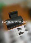 Lampu dinding 1 Arah E27 Minimalis Body Hitam