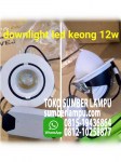 lampu downlight keong 12w