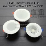 lampu downlight led bulat