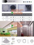 Lampu Downlight Sensor Gerak 18W Kotak Bulat