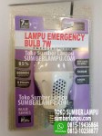 Lampu Emergency Bulb 7w Sinar Kuning dan Putih