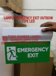 lampu exit outbow emergency