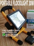 Lampu Floodlight Emergency 30W Rechargable