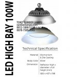 Lampu Industri LED ZETALUX 100W Waterproof IP65