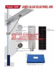 lampu jalan solar panel led
