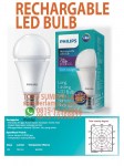 Lampu LED Emergency PHILIPS  7W Rechargeable