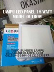Lampu LED Panel merk Okasiwa 18 watt Outbow