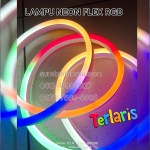 lampu neon flex rgb led 220v 50 meter