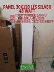 Lampu 30x120 cm Lis Silver 48 watt