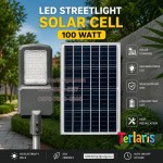 lampu pju solar cell 100w led