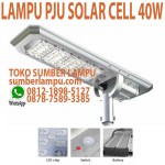 lampu pju solar cell 40w