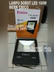Lampu Sorot LED merk Emico 100 watt