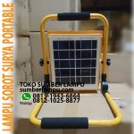 lampu sorot solar portable
