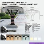 lampu taman jalan perumahan 50w led