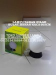 Lampu Taman Bulat Kaca Model Pilar 15 cm