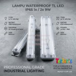 Lampu Waterproof TL LED IP65 1x  2x 9W