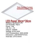 Lampu LED Panel 30x30 cm 12 watt
